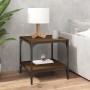 Mesa auxiliar de madera contrachapada marrón roble 40x40x40 cm de , Mesas de centro - Ref: Foro24-819385, Precio: 27,15 €, De...