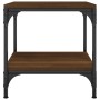 Mesa auxiliar de madera contrachapada marrón roble 40x40x40 cm de , Mesas de centro - Ref: Foro24-819385, Precio: 27,15 €, De...