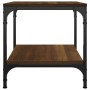 Mesa auxiliar de madera contrachapada marrón roble 40x40x40 cm de , Mesas de centro - Ref: Foro24-819385, Precio: 27,15 €, De...