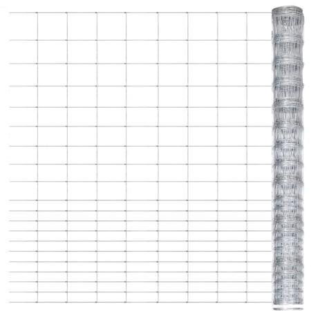 Valla de jardín de acero galvanizado plateado 50x1,6 m de , Paneles de vallas - Ref: Foro24-149510, Precio: 129,22 €, Descuen...