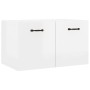 Armario pared madera contrachapada blanco brillo 60x36,5x35 cm de , Taquillas y armarios de almacenamiento - Ref: Foro24-8129...
