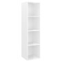 Mueble TV pared contrachapada blanco brillo 37x37x142,5 cm de , Muebles TV - Ref: Foro24-805495, Precio: 67,17 €, Descuento: %