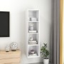 Mueble TV pared contrachapada blanco brillo 37x37x142,5 cm de , Muebles TV - Ref: Foro24-805495, Precio: 67,17 €, Descuento: %