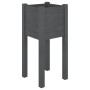 Jardineras 2 unidades madera maciza de pino gris 31x31x70 cm de , Maceteros y jardineras - Ref: Foro24-810784, Precio: 38,28 ...