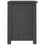 Mesita de noche madera maciza de pino gris 40x35x49 cm de , Mesitas de noche - Ref: Foro24-813713, Precio: 53,26 €, Descuento: %