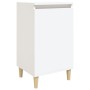 Mesita de noche madera contrachapada blanca 40x35x70 cm de , Mesitas de noche - Ref: Foro24-819628, Precio: 44,84 €, Descuent...