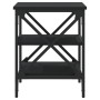 Mesa auxiliar madera contrachapada negro 40x42x50 cm de , Mesas auxiliares - Ref: Foro24-825772, Precio: 43,03 €, Descuento: %