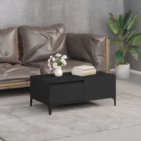 Mesa de centro madera contrachapada negro 90x50x36,5 cm de , Mesas de centro - Ref: Foro24-821117, Precio: 72,21 €, Descuento: %