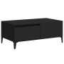 Mesa de centro madera contrachapada negro 90x50x36,5 cm de , Mesas de centro - Ref: Foro24-821117, Precio: 72,21 €, Descuento: %