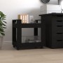 Carrito de escritorio madera contrachapada negro 60x45x60 cm de , Carros e islas - Ref: Foro24-816601, Precio: 43,97 €, Descu...