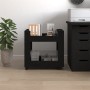Carrito de escritorio madera contrachapada negro 60x45x60 cm de , Carros e islas - Ref: Foro24-816601, Precio: 43,97 €, Descu...