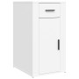 Armario de escritorio madera contrachapada blanco 40x49x75 cm de , Armarios y almacenamiento - Ref: Foro24-816792, Precio: 75...