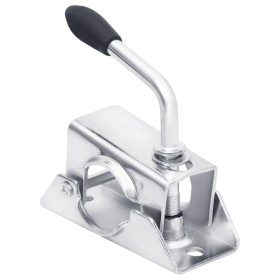 Abrazadera para rueda jockey acero galvanizado 13,5x6,5x14 cm de , Tráilers para mercancías y transporte - Ref: Foro24-152244...