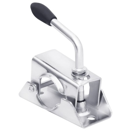 Abrazadera para rueda jockey acero galvanizado 13,5x6,5x14 cm de , Tráilers para mercancías y transporte - Ref: Foro24-152244...