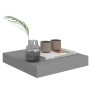 Estantes flotantes de pared 4 uds MDF gris 23x23,5x3,8 cm de , Estantes y estanterías - Ref: Foro24-323846, Precio: 41,85 €, ...