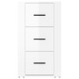 Aparador de madera contrachapada blanco brillante 40x33x70 cm de , Aparadores - Ref: Foro24-819422, Precio: 62,29 €, Descuent...