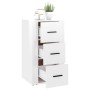 Aparador de madera contrachapada blanco brillante 40x33x70 cm de , Aparadores - Ref: Foro24-819422, Precio: 62,29 €, Descuent...