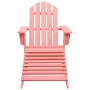 Silla jardín Adirondack con otomana madera maciza de abeto rosa de , Sillas de jardín - Ref: Foro24-315867, Precio: 110,75 €,...