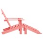 Silla jardín Adirondack con otomana madera maciza de abeto rosa de , Sillas de jardín - Ref: Foro24-315867, Precio: 110,75 €,...