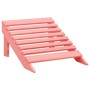 Silla jardín Adirondack con otomana madera maciza de abeto rosa de , Sillas de jardín - Ref: Foro24-315867, Precio: 110,75 €,...