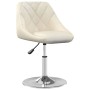 Silla de comedor giratoria 6 uds terciopelo crema de , Sillas de comedor - Ref: Foro24-3088768, Precio: 347,27 €, Descuento: %