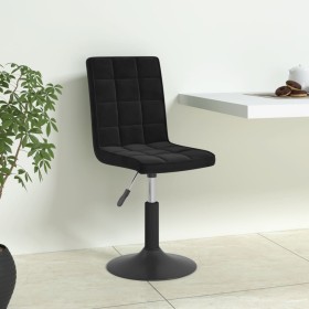 Sillas de comedor giratorias 6 unidades terciopelo negro de , Sillas de comedor - Ref: Foro24-3089297, Precio: 413,63 €, Desc...
