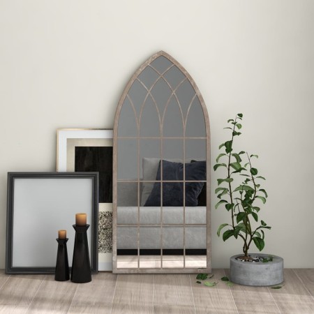 Espejo de interior hierro color arena 100x45 cm de , Espejos - Ref: Foro24-3093511, Precio: 127,05 €, Descuento: %