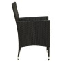 Set comedor de jardín 9 piezas y cojines ratán sintético negro de , Conjuntos de jardín - Ref: Foro24-3094846, Precio: 642,43...
