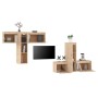 Muebles para TV 6 piezas madera maciza de pino de , Muebles TV - Ref: Foro24-3100254, Precio: 277,80 €, Descuento: %