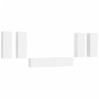 Set de muebles para TV 6 piezas madera contrachapada blanco de , Muebles TV - Ref: Foro24-3114342, Precio: 300,42 €, Descuent...