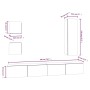 Set de muebles para TV 5 pzas madera contrachapada gris Sonoma de , Muebles TV - Ref: Foro24-3114452, Precio: 173,11 €, Descu...
