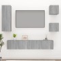 Set de muebles para TV 5 pzas madera contrachapada gris Sonoma de , Muebles TV - Ref: Foro24-3114444, Precio: 142,71 €, Descu...