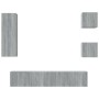 Set de muebles para TV 5 pzas madera contrachapada gris Sonoma de , Muebles TV - Ref: Foro24-3114444, Precio: 142,71 €, Descu...