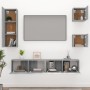 Set de muebles para TV 5 pzas madera contrachapada gris Sonoma de , Muebles TV - Ref: Foro24-3114444, Precio: 142,71 €, Descu...