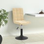 Sillas de comedor giratorias 4 unidades terciopelo crema de , Sillas de comedor - Ref: Foro24-3089288, Precio: 218,91 €, Desc...
