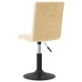 Sillas de comedor giratorias 4 unidades terciopelo crema de , Sillas de comedor - Ref: Foro24-3089288, Precio: 218,91 €, Desc...