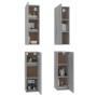 Muebles TV 4 uds madera contrachapada gris Sonoma 30,5x30x90 cm de , Muebles TV - Ref: Foro24-3120330, Precio: 163,11 €, Desc...