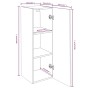 Muebles TV 4 uds madera contrachapada gris Sonoma 30,5x30x90 cm de , Muebles TV - Ref: Foro24-3120330, Precio: 163,11 €, Desc...