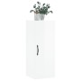 Armario de pared madera ingeniería blanco brillo 34,5x34x90 cm de , Aparadores - Ref: Foro24-834996, Precio: 57,52 €, Descuen...