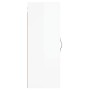 Armario de pared madera ingeniería blanco brillo 34,5x34x90 cm de , Aparadores - Ref: Foro24-834996, Precio: 57,52 €, Descuen...
