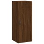 Armario de pared madera ingeniería marrón roble 34,5x34x90 cm de , Aparadores - Ref: Foro24-835001, Precio: 48,35 €, Descuent...