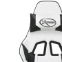Silla gaming cuero sintético blanco y negro de , Sillones para videojuegos - Ref: Foro24-3143697, Precio: 116,37 €, Descuento: %