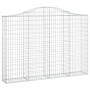 Cestas gaviones 12 uds forma de arco hierro 200x30x140/160 cm de , Maceteros y jardineras - Ref: Foro24-3145482, Precio: 1,00...