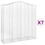 Cestas de gaviones 7 uds forma de arco hierro 200x50x200/220 cm de , Maceteros y jardineras - Ref: Foro24-3145750, Precio: 98...