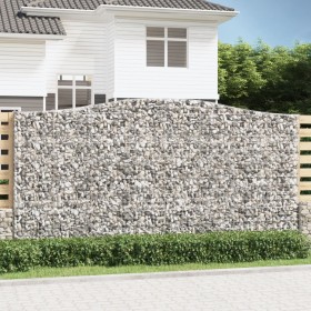 Cestas de gaviones 5 uds forma de arco hierro 400x30x200/220 cm de , Maceteros y jardineras - Ref: Foro24-3145894, Precio: 1,...
