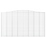 Cestas de gaviones 5 uds forma de arco hierro 400x30x220/240 cm de , Maceteros y jardineras - Ref: Foro24-3145907, Precio: 1,...