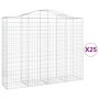 Cestas gaviones 25 uds forma de arco hierro 200x50x160/180 cm de , Maceteros y jardineras - Ref: Foro24-3145719, Precio: 3,00...