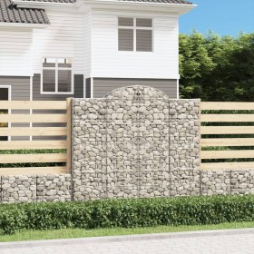 Cestas de gaviones 8 uds forma de arco hierro 200x30x180/200 cm de , Maceteros y jardineras - Ref: Foro24-3146200, Precio: 92...