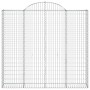 Cestas de gaviones 8 uds forma de arco hierro 200x30x180/200 cm de , Maceteros y jardineras - Ref: Foro24-3146200, Precio: 92...