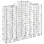 Cestas gaviones 40 uds forma de arco hierro 200x50x160/180 cm de , Maceteros y jardineras - Ref: Foro24-3146401, Precio: 4,00...